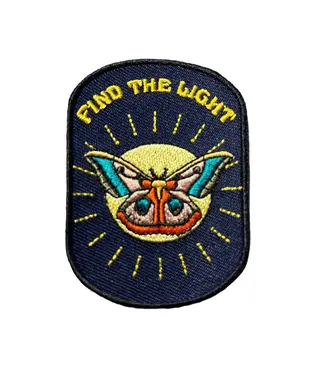Retrophiliac Moth Moon Iron-On Patch