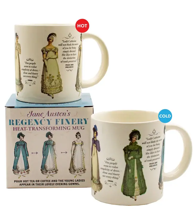 Transform Your Sip: Austen's Mug of Elegance!