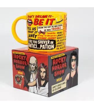 Unemployed Philosophers Guild Rocky Horror Quotes Mug