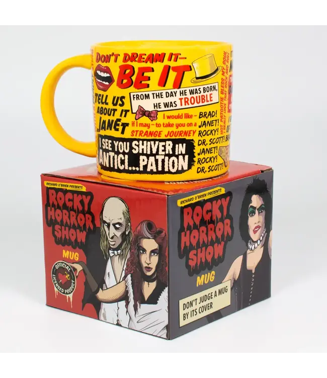 Cheers to Strange Journeys: Rocky Horror Quote Mug