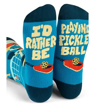 Lavley I'd Rather Be Playing Pickleball Socks