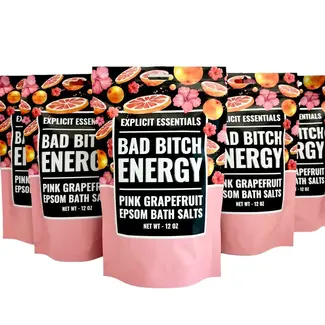 Explicit Essentials Bad Bitch Energy Bath Salts 12oz Bag