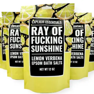 Explicit Essentials Ray of Fucking Sunshine Bath Salts 12oz Bag