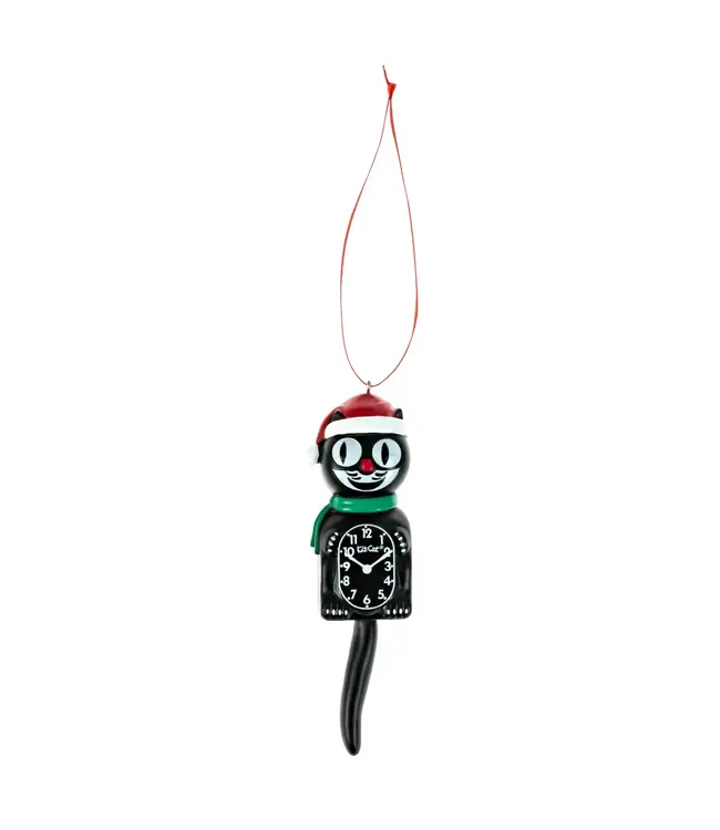 Jolly Santa Vibes: Kit-Cat Klock Ornament!