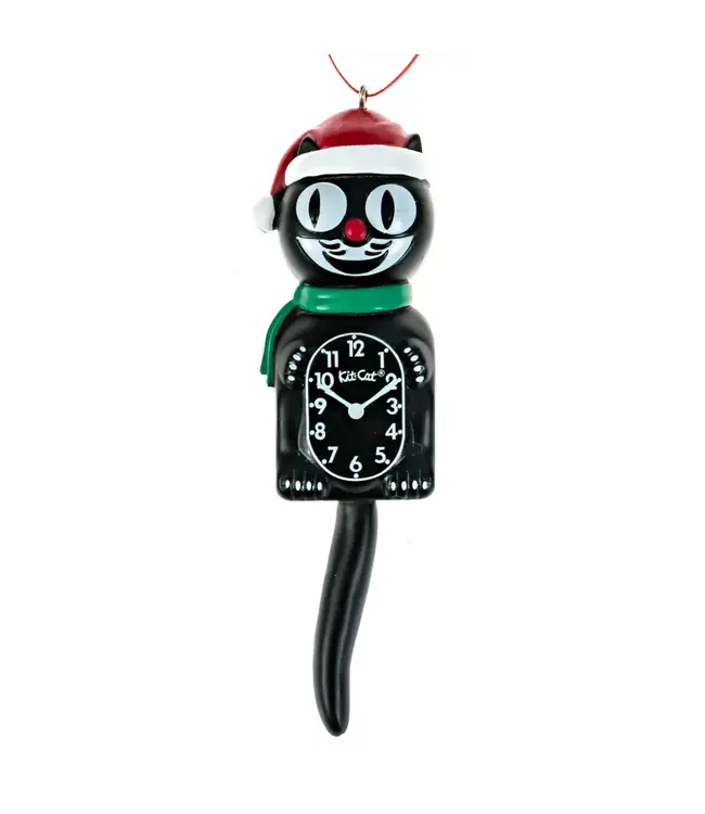 Jolly Santa Vibes: Kit-Cat Klock Ornament!