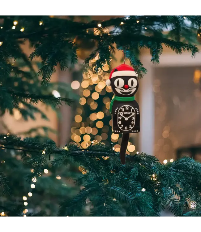 Jolly Santa Vibes: Kit-Cat Klock Ornament!
