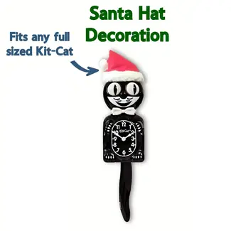 Kit Cat Klock Santa Hat for Kit-Cat Klock