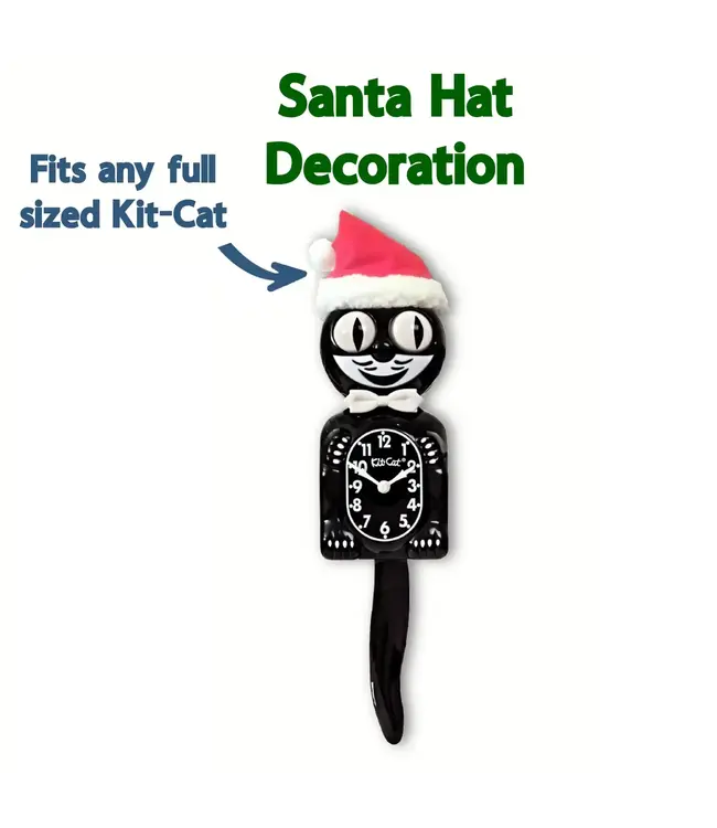 Santa-Approved Hat for Your Kit-Cat Klock!
