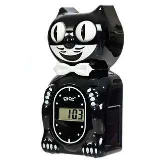 Kit Cat Klock Solar Kit-Cat Digital Alarm Klock – Classic Black