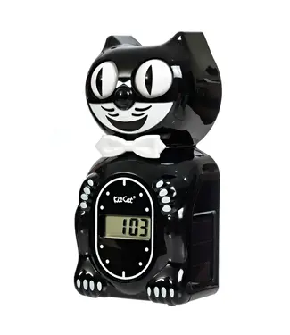 Kit Cat Klock Solar Kit-Cat Digital Alarm Klock – Classic Black Kit Cat Klock Solar Kit-Cat Digital Alarm Klock – Classic Black