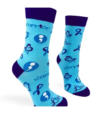 Fabdaz Suicide Prevention Women's Crew Socks