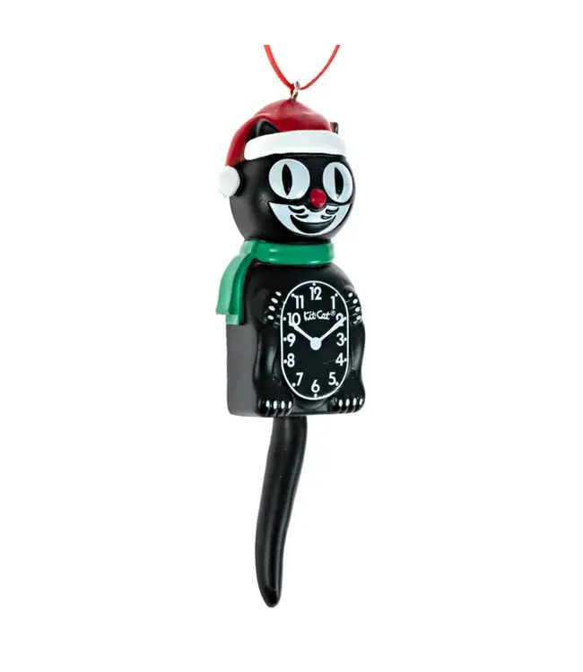 Jolly Santa Vibes: Kit-Cat Klock Ornament!