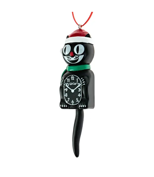 Jolly Santa Vibes: Kit-Cat Klock Ornament!