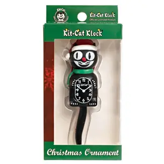 Kit Cat Klock Kit-Cat Klock Christmas Ornament - Santa Hat