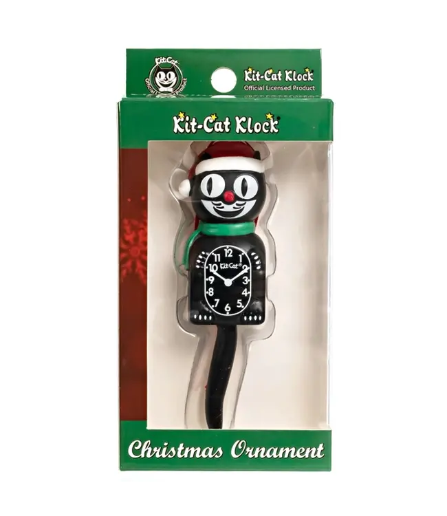 Jolly Santa Vibes: Kit-Cat Klock Ornament!