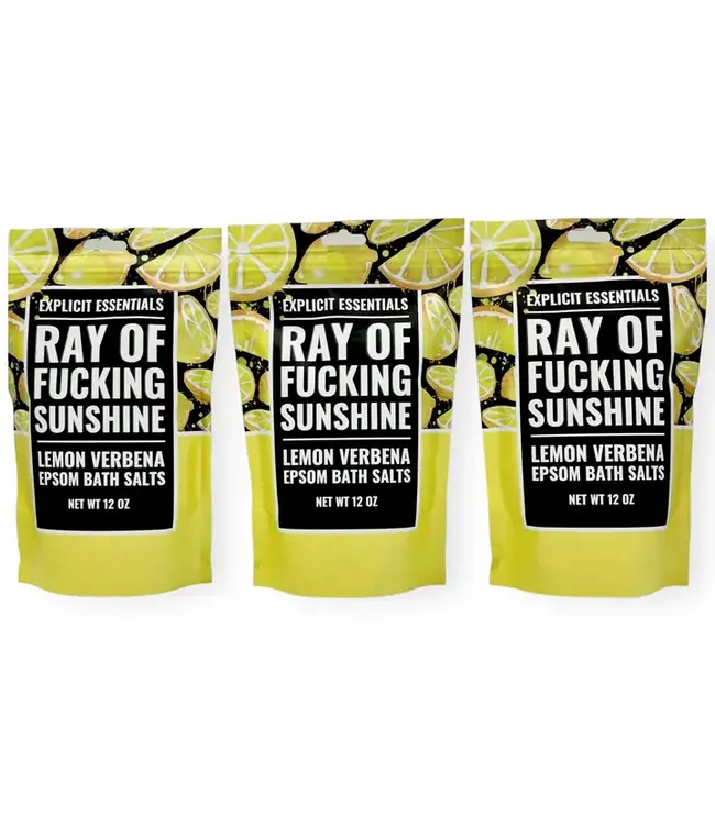 Ray of Fucking Sunshine Bath Salts 12oz Bag