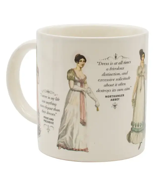 Transform Your Sip: Austen's Mug of Elegance!