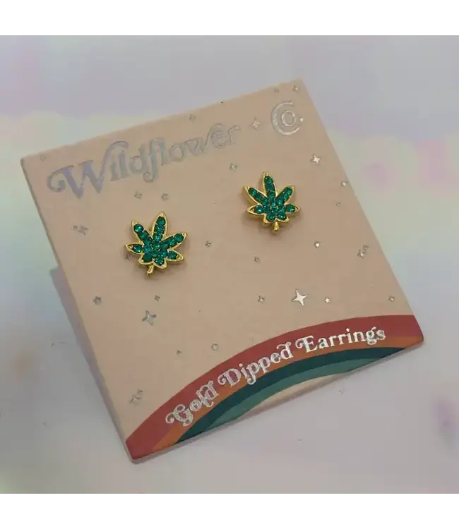 Weed Stud Earrings