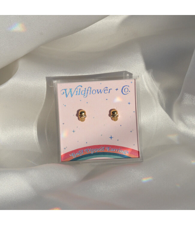 Tiny Skull Studs – Dainty with a Twist!