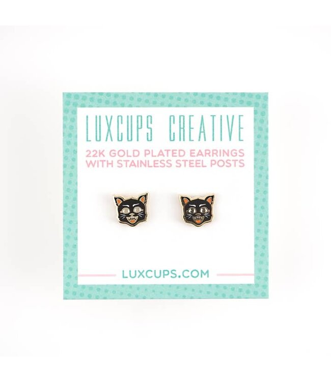 Black Cat Earrings – Purrfectly Chic!