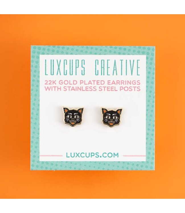 Black Cat Earrings – Purrfectly Chic!