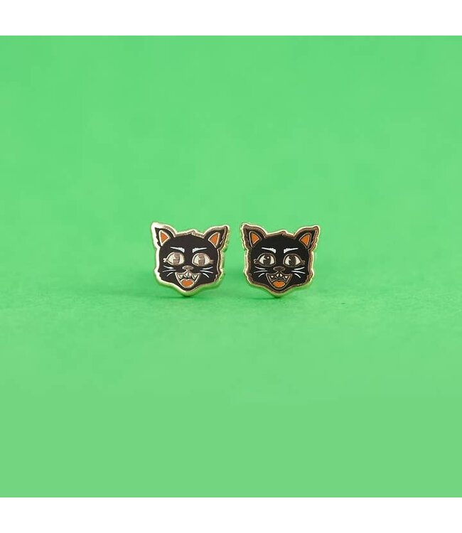 Black Cat Earrings – Purrfectly Chic!