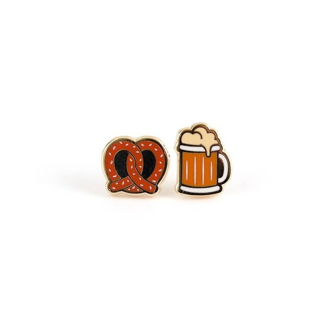 Oktoberfest Sparkle: Gold Party Earrings!