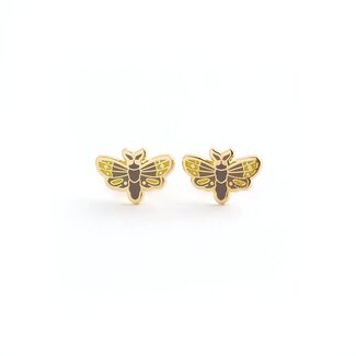 LuxCups Creative Moth Earrings