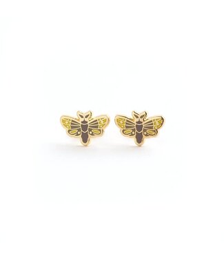 LuxCups Creative Moth Earrings