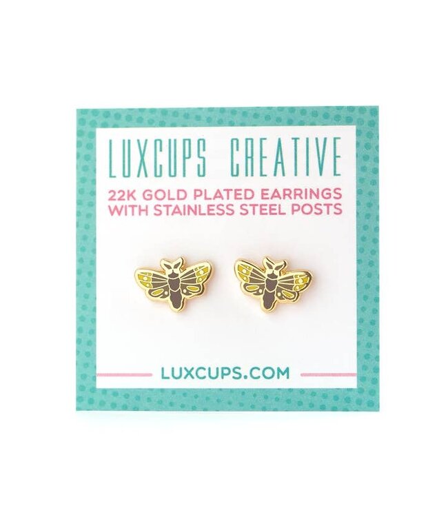 Moth Earrings: Flutter into Chic Elegance!