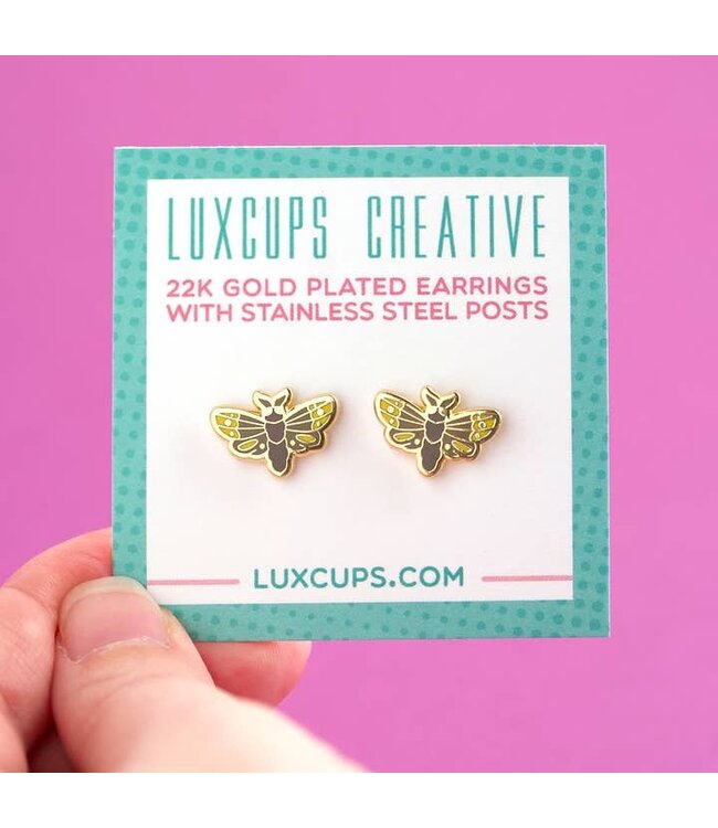 Moth Earrings: Flutter into Chic Elegance!