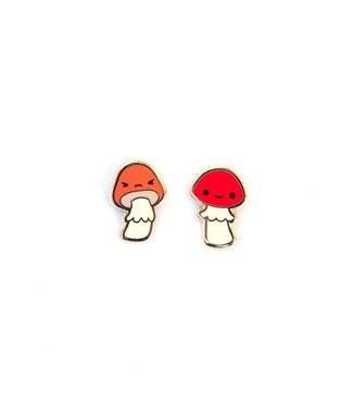 LuxCups Creative Mushroom Friend Earrings