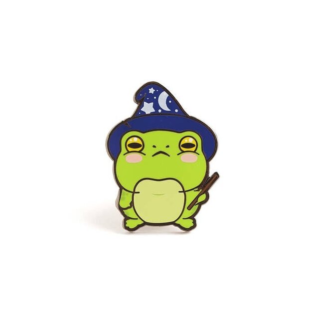 Frog-tastic Wizardry: Enchanting Pin Magic!