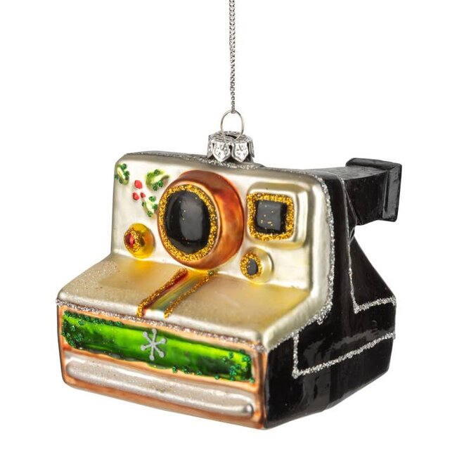 nap Up Holiday Cheer: Glass Polaroid Ornament!
