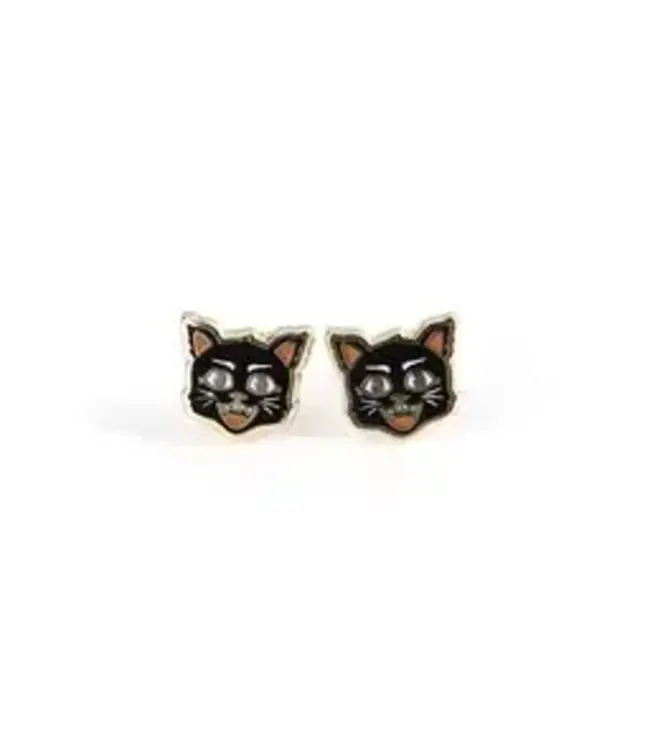 Black Cat Earrings – Purrfectly Chic!