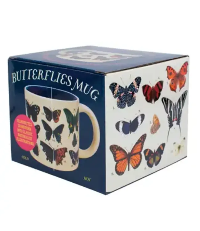Butterflies Heat-Changing Coffee Mug