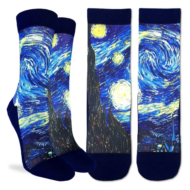 Step into Art: Starry Night Socks!