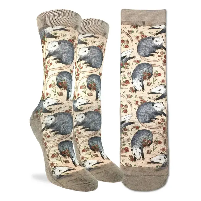 "Cozy Up with Opossum Fun: Women's Socks!"