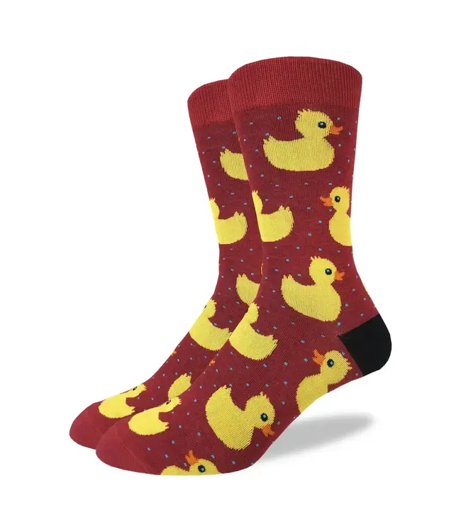 Quack-tastic Comfort: Big & Tall Duck Socks!