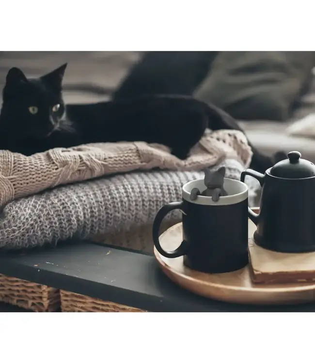 "Feline Fine Tea Time!"