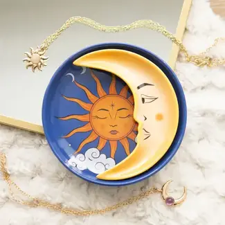 Something Different Sun and Moon Celestial Stacking Trinket Dish