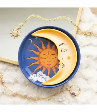 Something Different Sun and Moon Celestial Stacking Trinket Dish