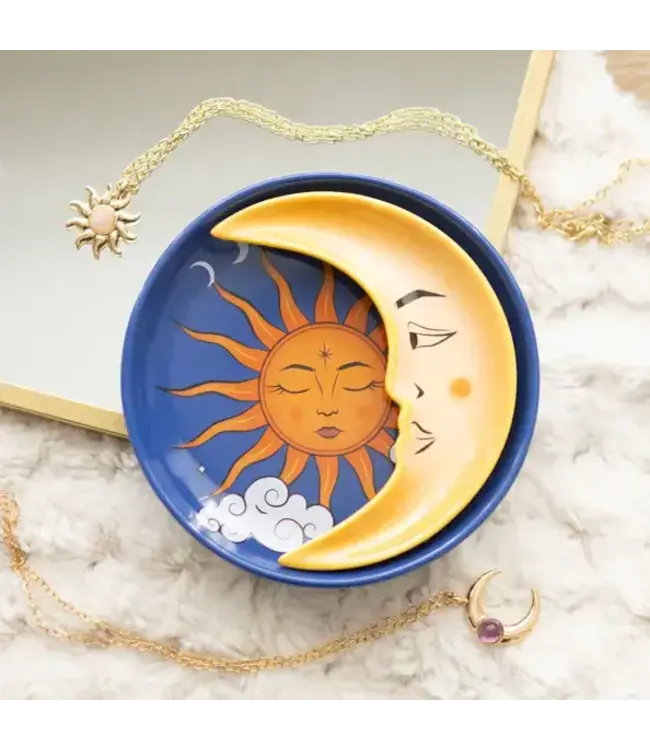 Cosmic Charm: Sun & Moon Trinket Dish!