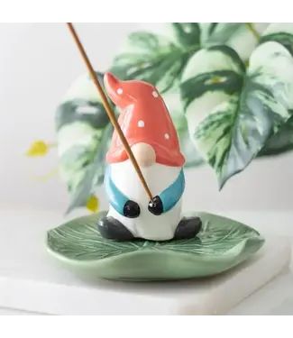 Something Different Gonk on Lily Pad Incense Stick Holder