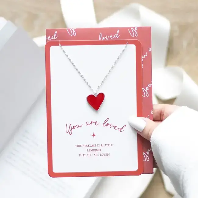 "You Are Loved: Heartfelt Pendant Perfection!"