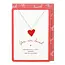 "You Are Loved: Heartfelt Pendant Perfection!"