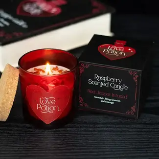 Something Different Raspberry Love Potion Valentine's Day Crystal Chip Candle
