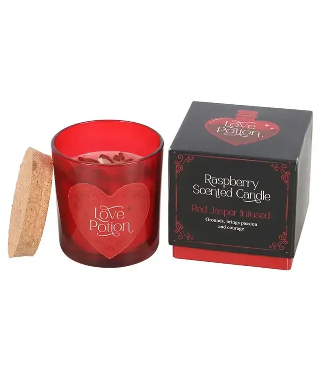 "Light the Love: Raspberry Potion Candle"