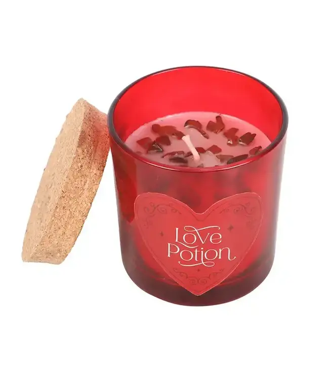 "Light the Love: Raspberry Potion Candle"