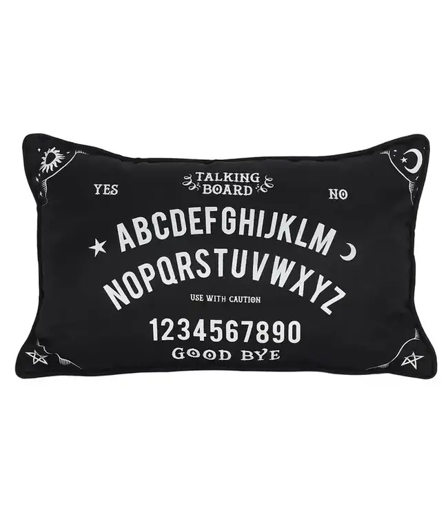 Gothic Charm: Ouija Board Cushion Magic!